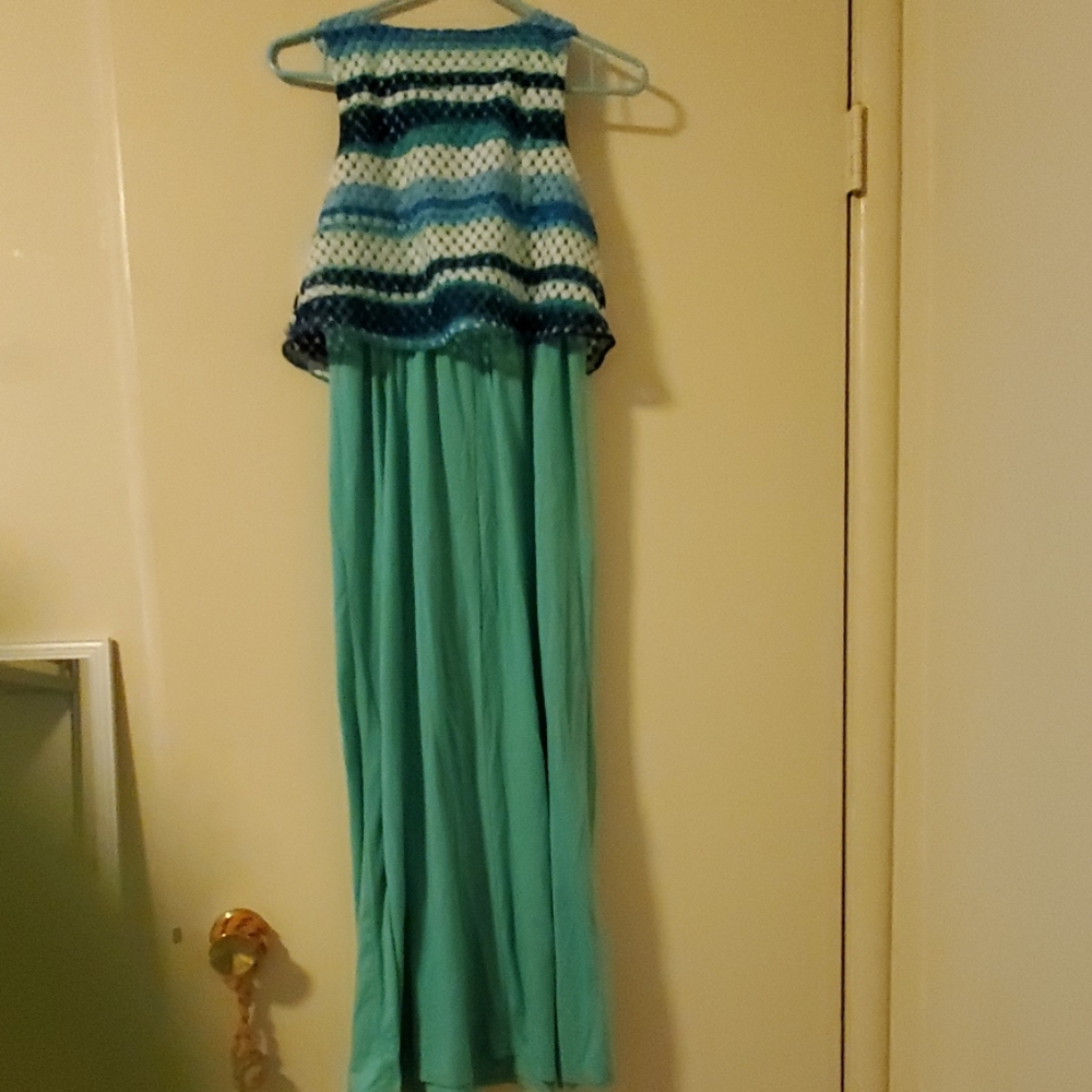 Turquoise dress